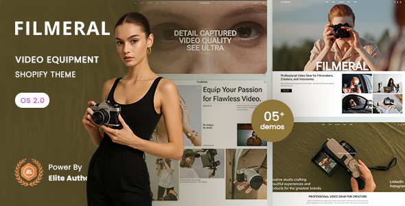Filmeral - Video Equipment Store Shopify 2.0 Theme