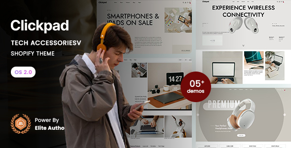 Clickpad - Tech Accessories Store Shopify 2.0 Theme