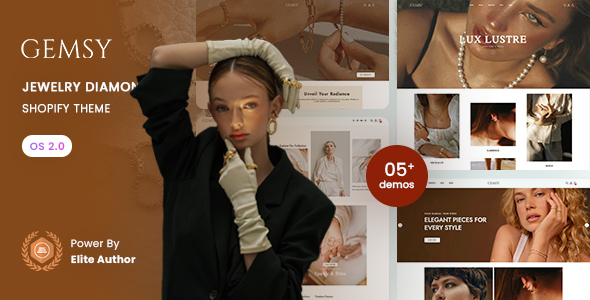 Gemsy - Jewelry Shopify 2.0 Theme