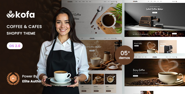 Kofa - Coffee Shop Shopify 2.0 Theme