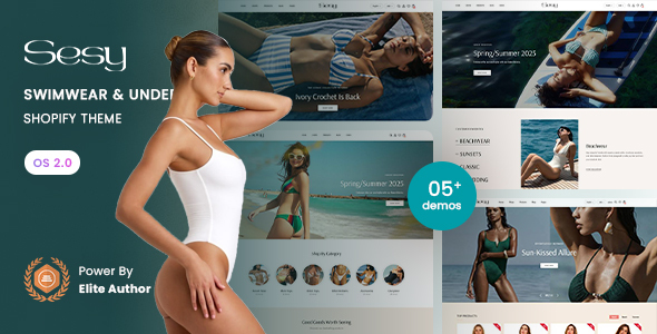 Sesy - Swimwear & Underwear Shopify 2.0 Theme