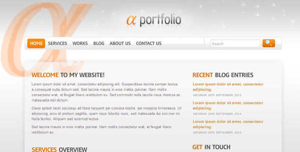 Alpha-Beta-Gama PSD Template