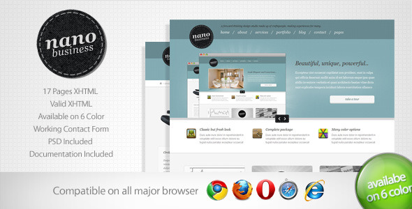 Nano - Corporate Business Template 5
