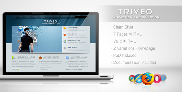 Triveo - Clean Business Template 3