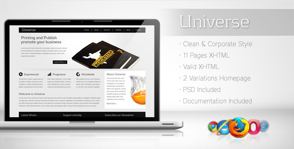 Universe - Corporate Business Template 2