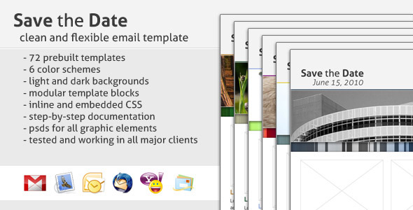Save the Date Email Template