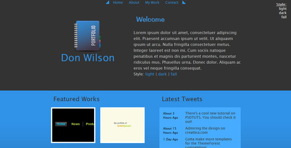 Simple Colorful Portfolio