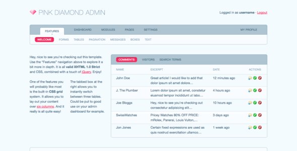 Pink Diamond Admin