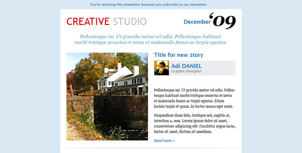 BFM NEWSLETTER TEMPLATE