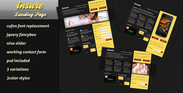 Insure Landing Page
