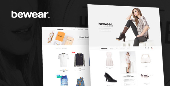 Preview image for Bewear - Lookbook Style eCommerce PSD Template