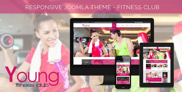Young Age - Spa & Fitness Joomla Template product preview