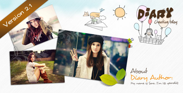 Diary - Joomla Responsive Template