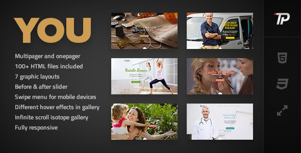 Preview image for You - Personal HTML Template