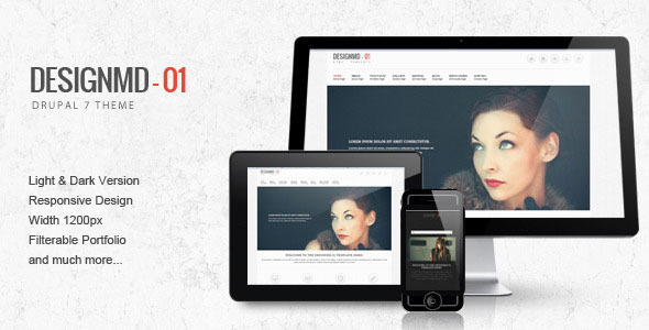 Designmd 01 - Responsive Drupal 7 Theme