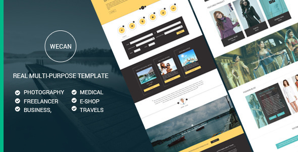 WeCan | Multi-Purpose PSD Template