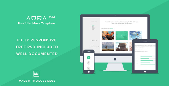 Aura - Portfolio Muse Template