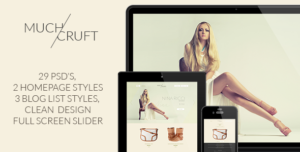 Preview image for Much Cruft | Fashion Shop and Blog