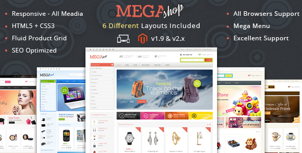 Mega Shop - Magento Responsive Template