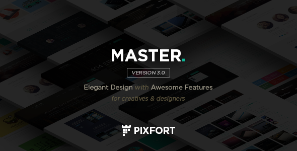 Preview image for MASTER - Corporate Multipurpose PSD Template