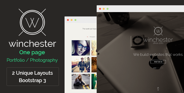 Winchester - One page parallax template