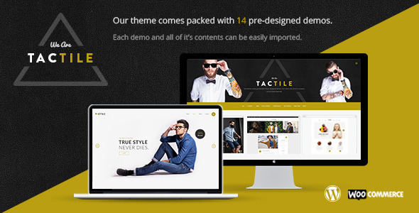 Tactile - Multipurpose WordPress Theme product preview