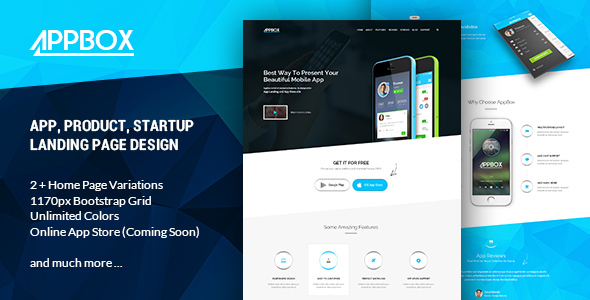 Appbox - PSD template
