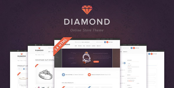 Diamond — HTML5 & CSS3 store template listing image