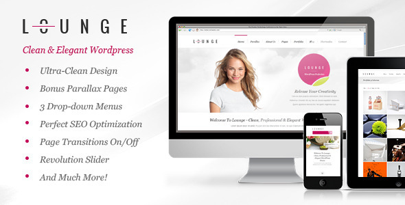 Lounge - Clean Elegant WordPress Theme listing image