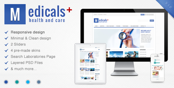 Medicals - Premium Responsive Medical Template product preview
