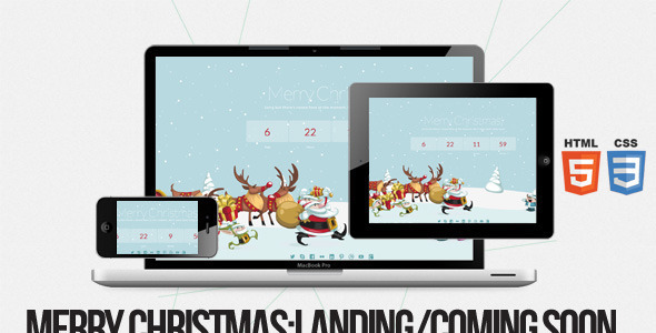 Merry Christmas - Illustrated/Animated LESS Theme