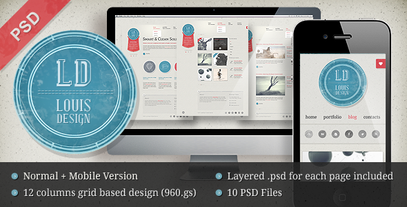 LD Studio PSD Template