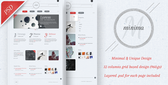 Minima PSD Template