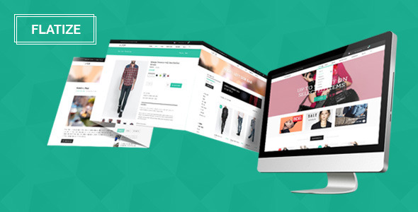 Product preview supplied for Flatize - Fashion eCommerce PSD Template