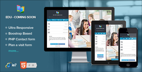 Edu - Educational and Courses coming soon page