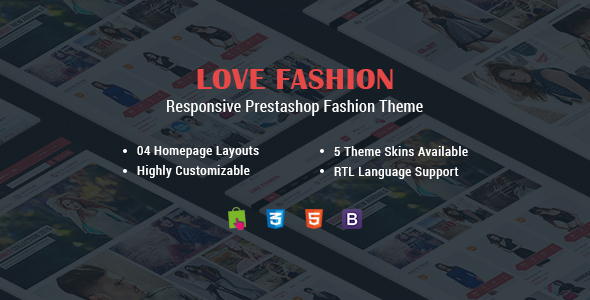 Product preview supplied for Love Fashion - Multipurpose Responsive PrestaShop Theme