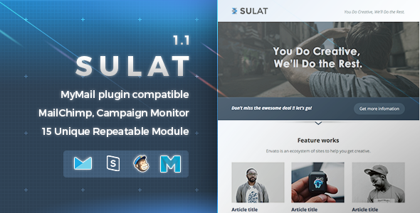 Sulat | Responsive Email Template listing image