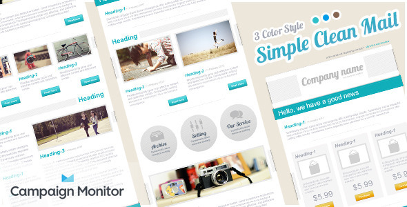 Product preview supplied for Simple Clean Mail