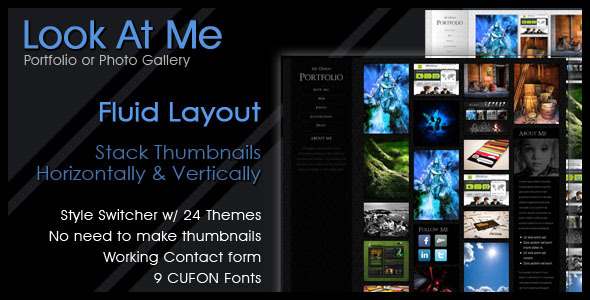 Look At Me - Portfolio/Design/Photo Gallery