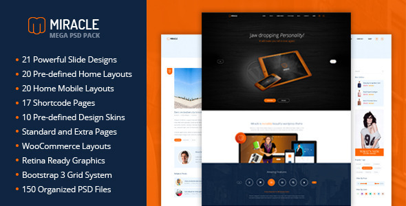 Product preview supplied for Miracle - Mega PSD Pack