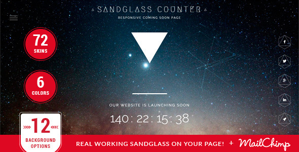 Sandglass - Responsive Countdown Template product preview