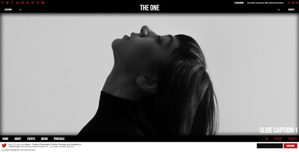Product preview supplied for The One || One Page HTML Template