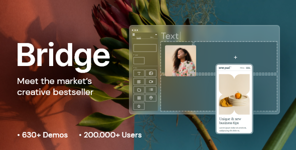Product preview supplied for Bridge - Creative Elementor and WooCommerce WordPress Theme