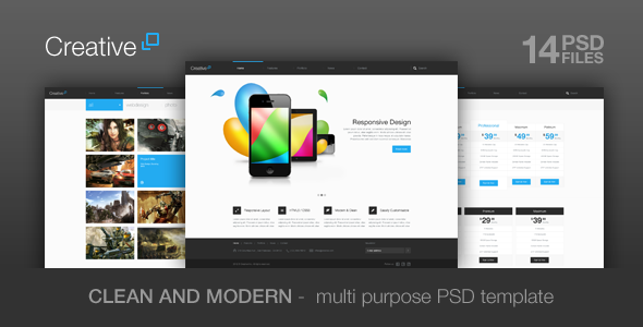 Creative - Multi Purpose PSD Template