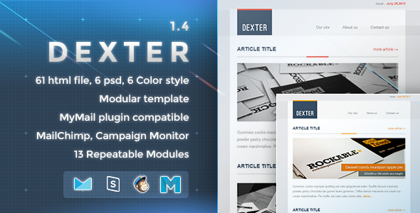 Dexter - Responsive E-mail Template