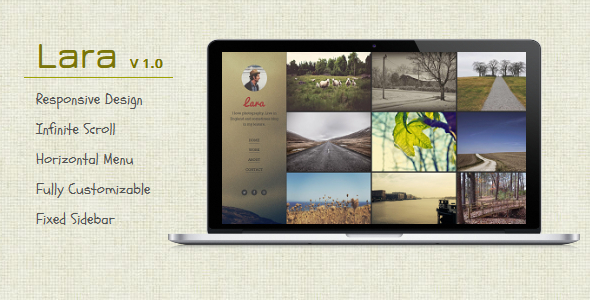 Lara - Blogger Template For Photographers