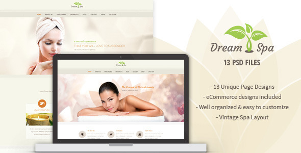 Dream Spa - Salon PSD