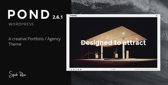 Preview image for Pond - Creative Portfolio / Agency WordPress Theme