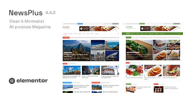 Preview image for NewsPlus - News and Magazine WordPress theme