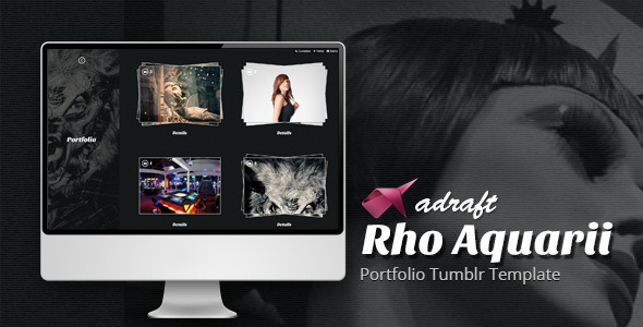 Rho Aquarii - Portfolio Tumblr Template